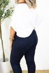 Messini Stretch 3/4 Pant - Navy
