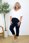 Baxter Pant | Natural Stripe