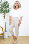 Natural | Amara Wide Leg Pant