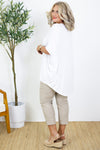 Armeni Batwing T Shirt | White