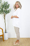 Armeni Batwing T Shirt | White