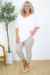Armeni Batwing T Shirt | White