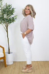Messini Stretch 3/4 Pant - White