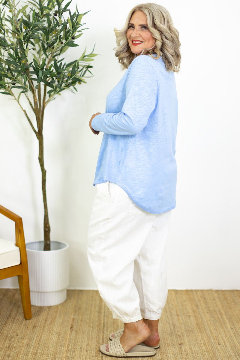 Morning Star Long Sleeve T | SKY