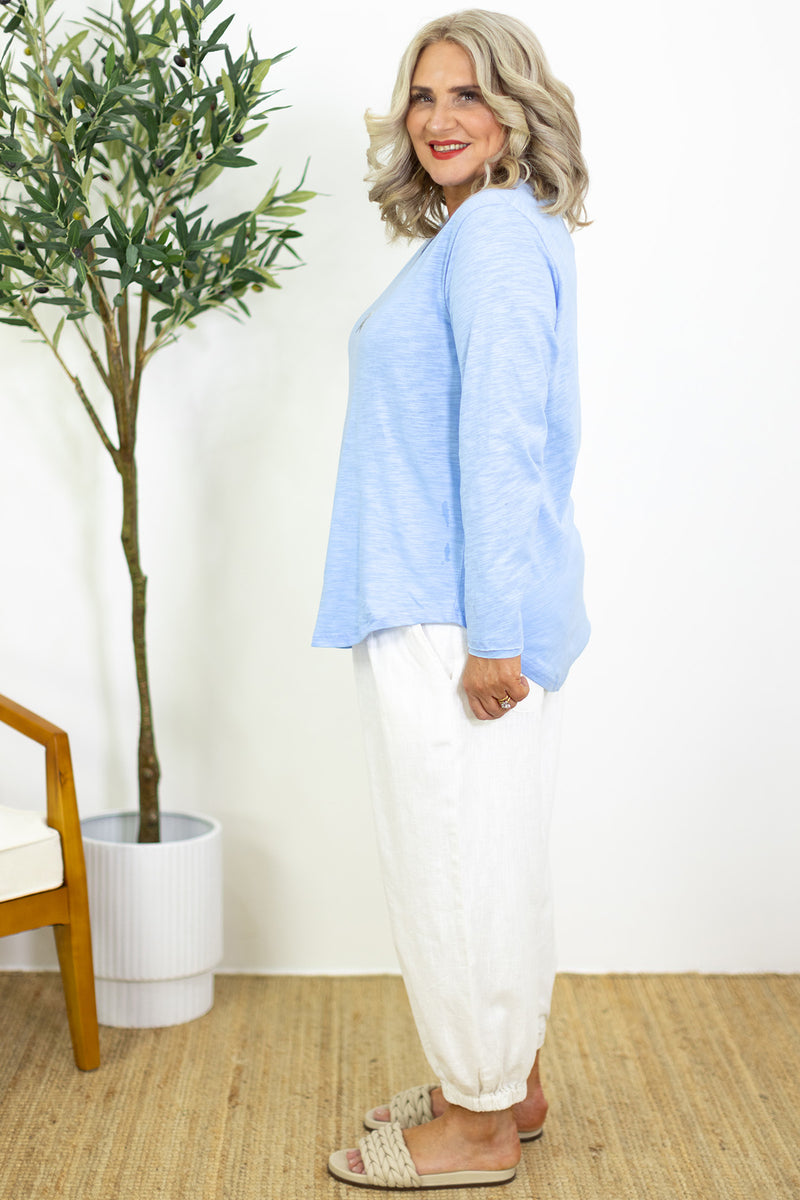 Morning Star Long Sleeve T | SKY