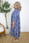 Sienna Dress | Blue - Free Gift Included