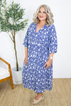Sienna Dress | Blue - Free Gift Included
