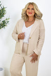 Baxter Blazer | Natural Stripe