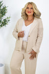 Baxter Blazer | Natural Stripe