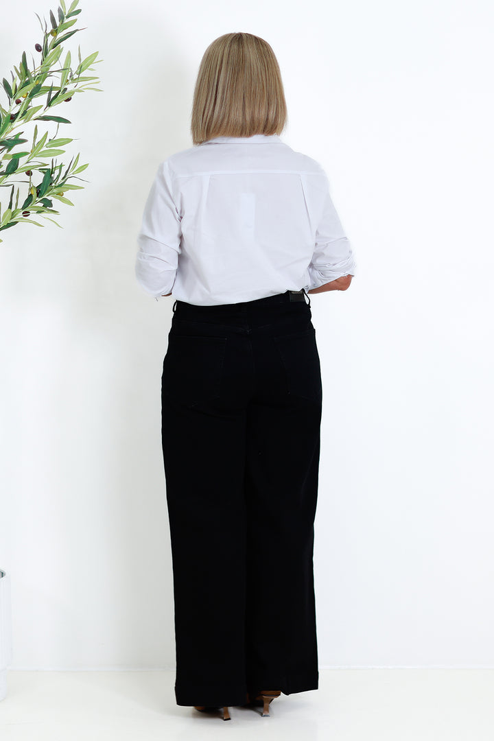 Almas Manor Stretch Jeans | BLACK