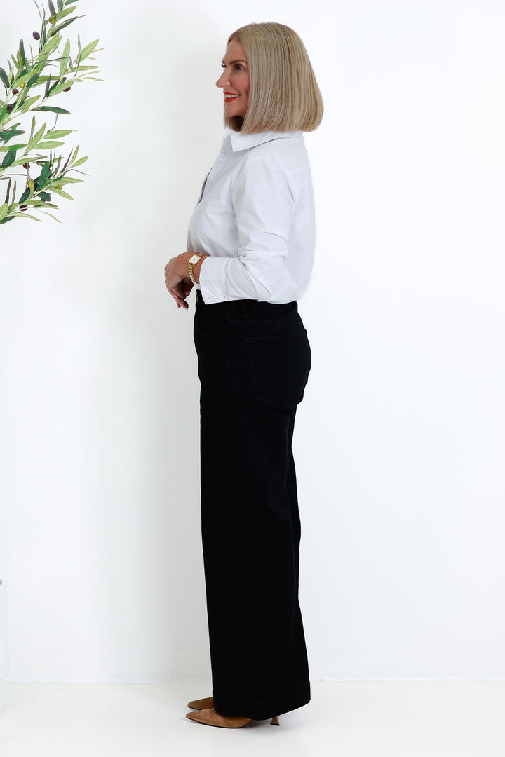Almas Manor Stretch Jeans | BLACK