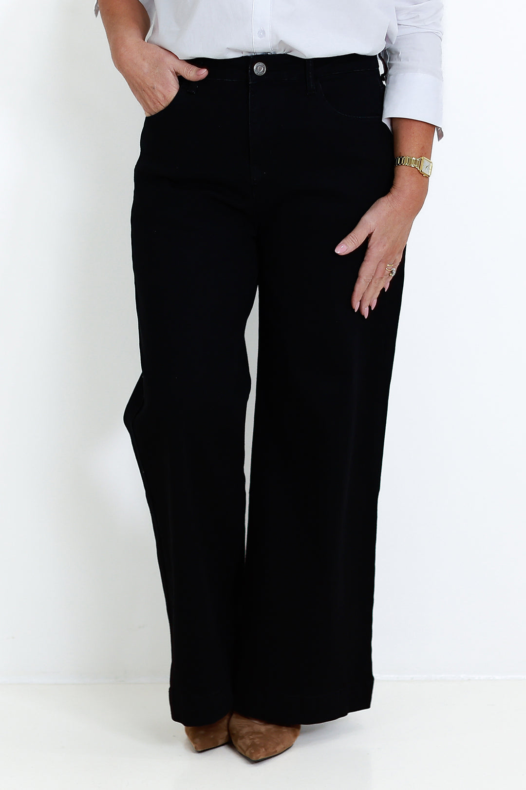 Almas Manor Stretch Jeans | BLACK