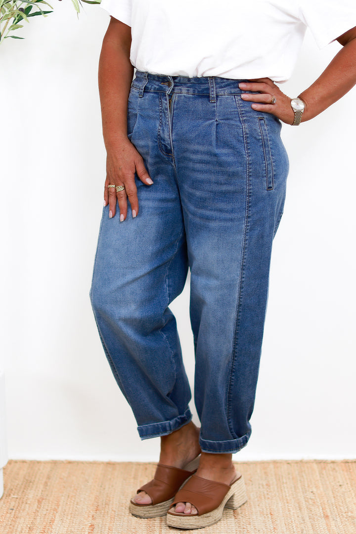 NEW Emmi Barrel Jean | LIGHT Stretch Denim