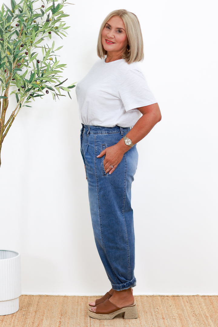 NEW Emmi Barrel Jean | LIGHT Stretch Denim