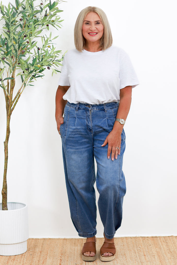 NEW Emmi Barrel Jean | LIGHT Stretch Denim