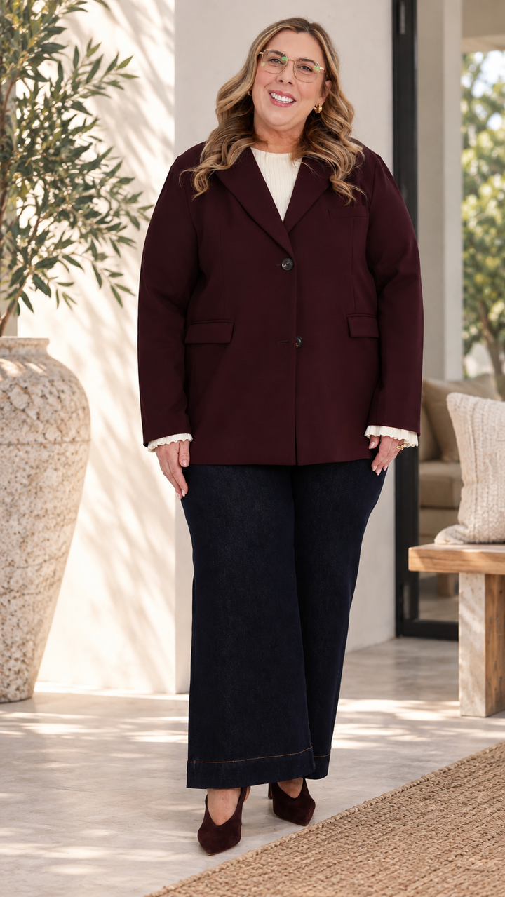 Eden Stretch Blazer | WINE