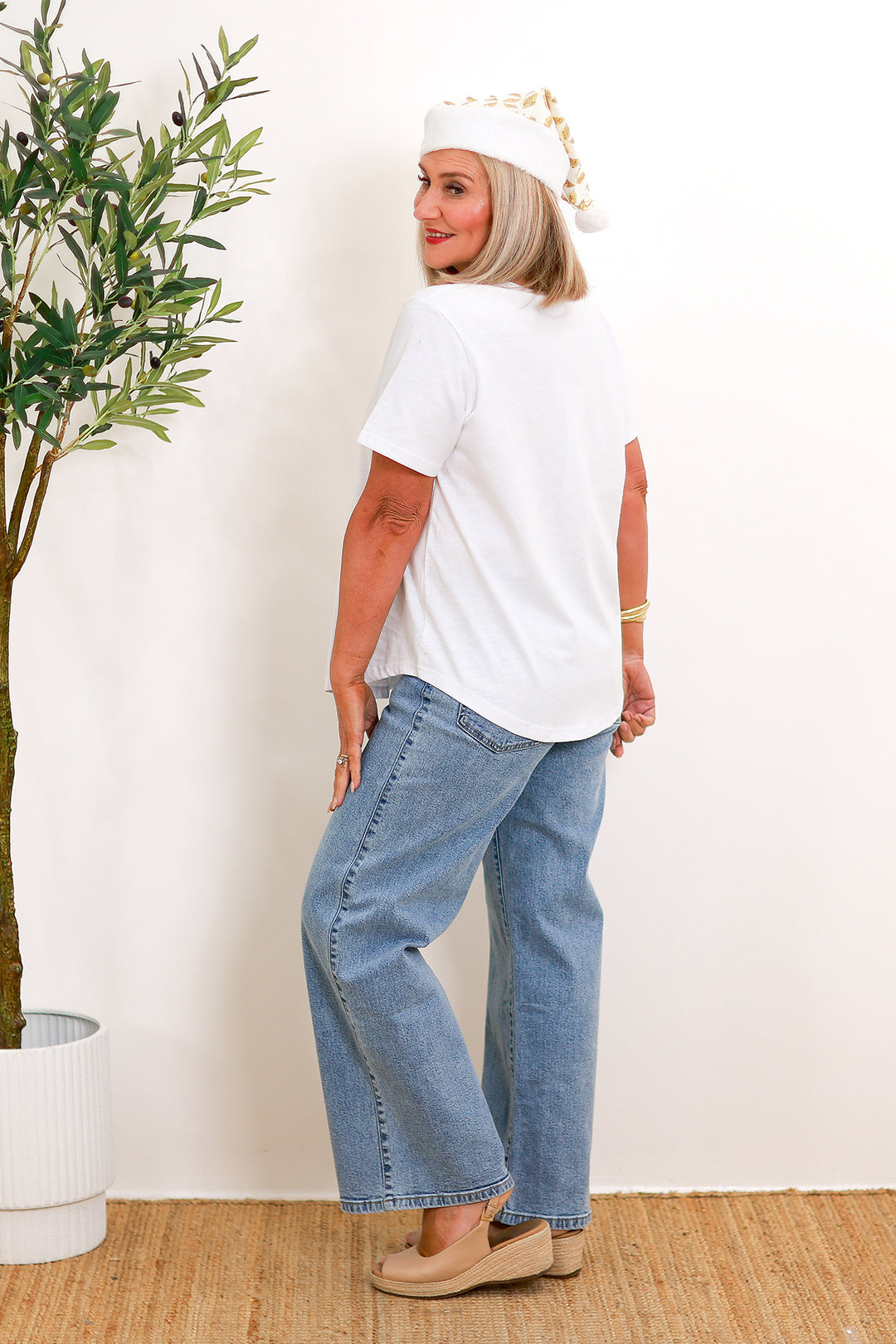 All Things Nice Christmas T-Shirt | WHITE