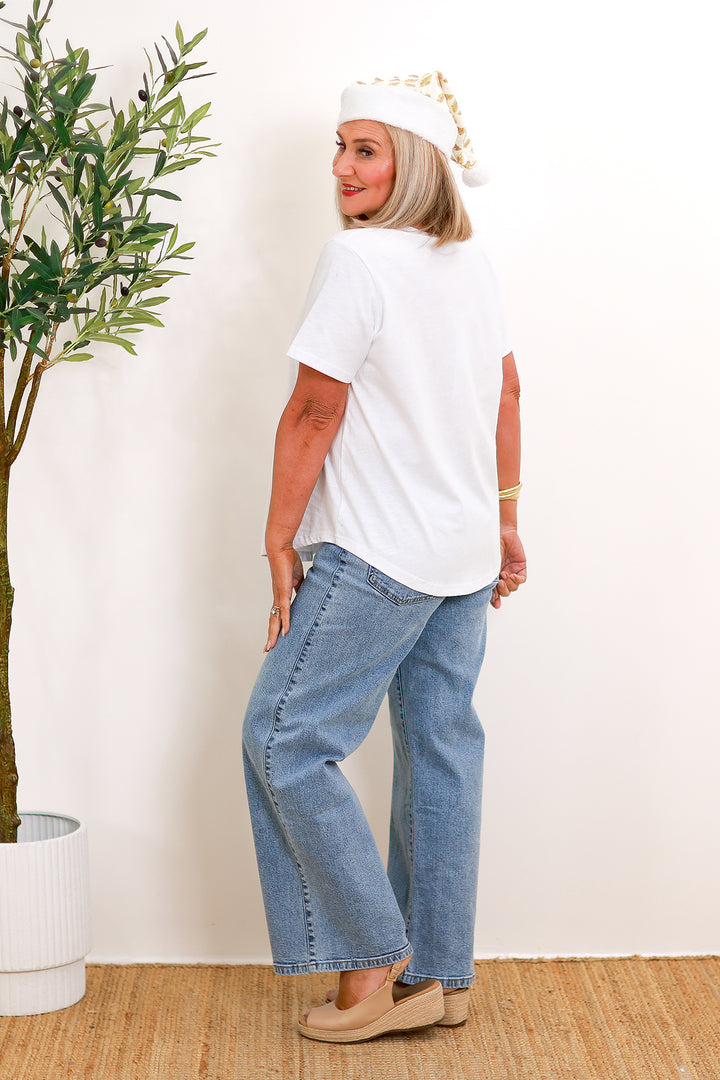 All Things Nice Christmas T-Shirt | WHITE