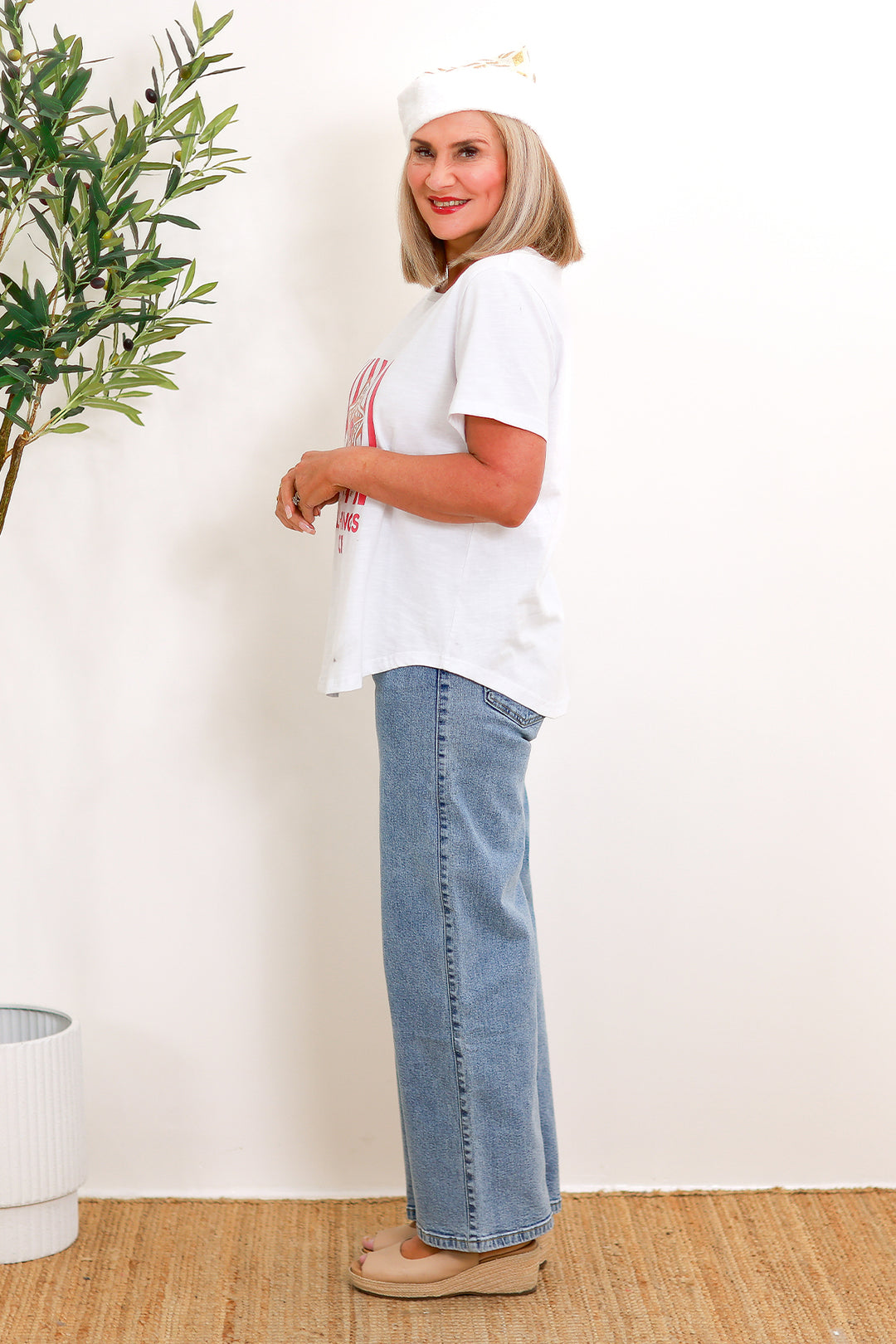 All Things Nice Christmas T-Shirt | WHITE