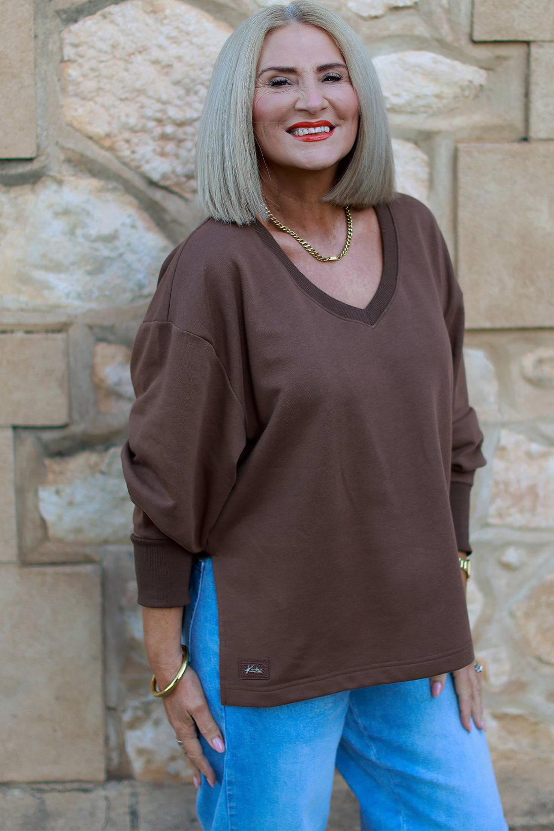 Coco V Crew | CHOC BROWN