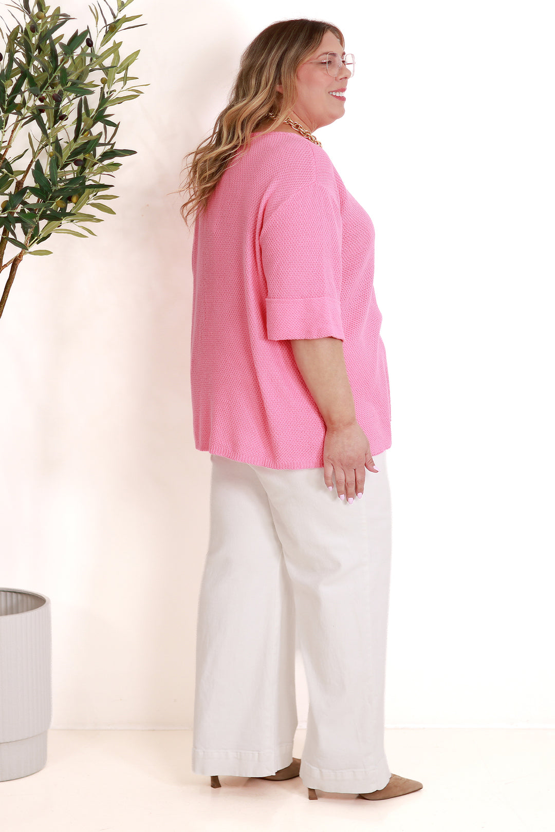 Lantana Cross Over Top | PINK