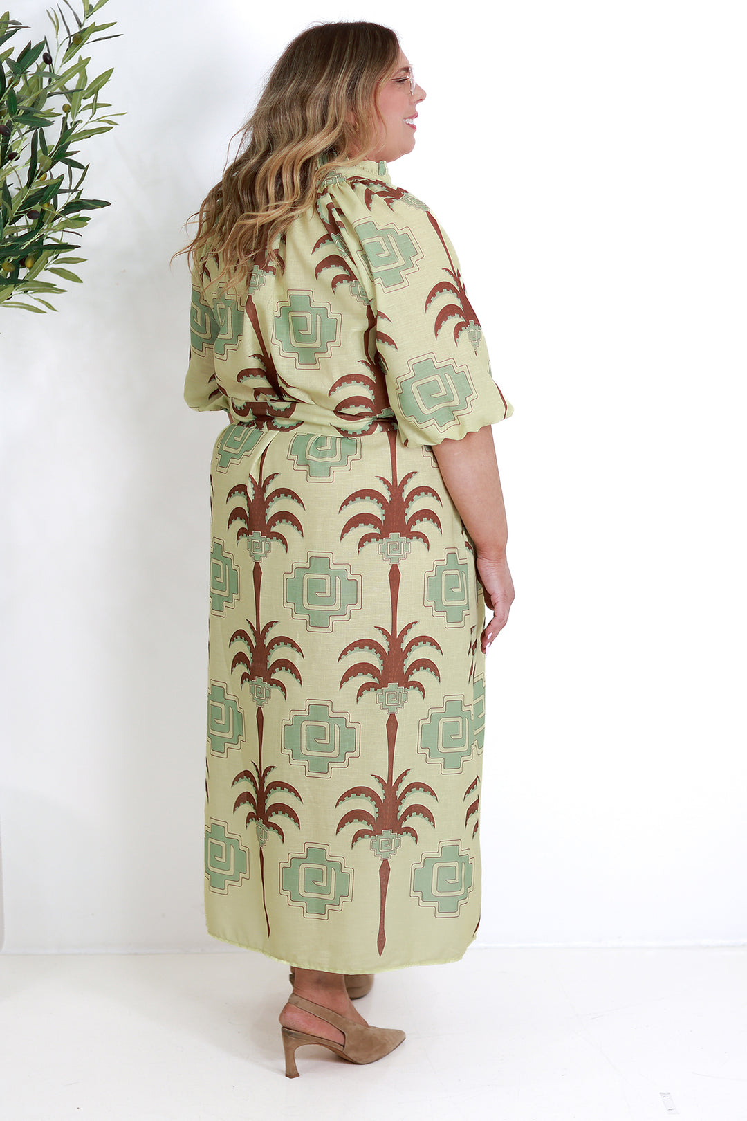Cyprus Shirt Dress | PISTACHIO
