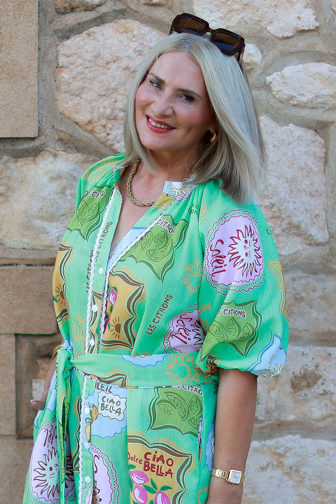 Dolce Bella Shirt Dress | Sorbet GREEN