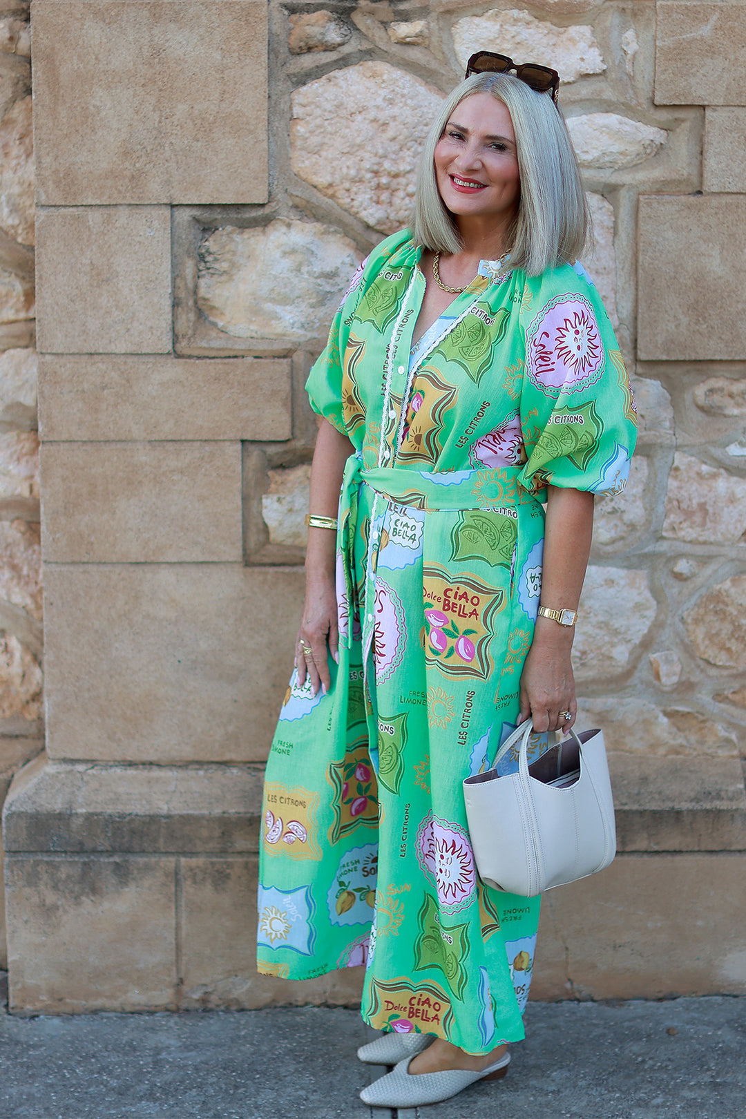 Dolce Bella Shirt Dress | Sorbet GREEN