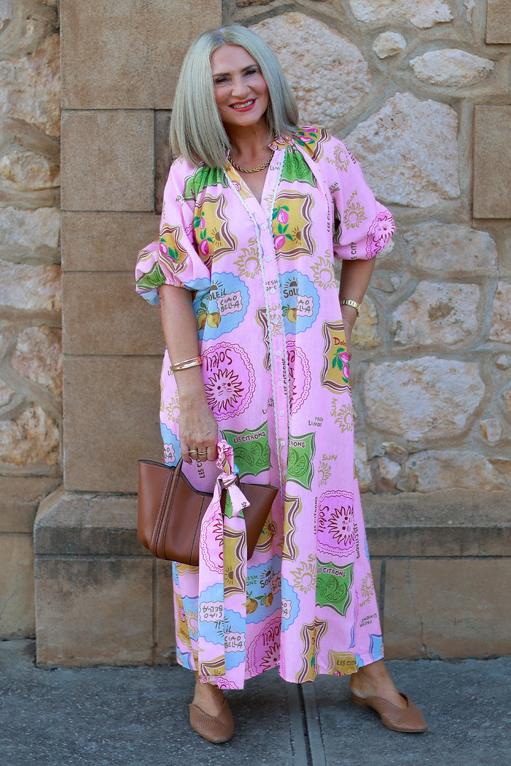 Dolce Bella Shirt Dress | PINK