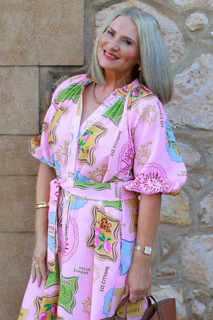 Dolce Bella Shirt Dress | PINK