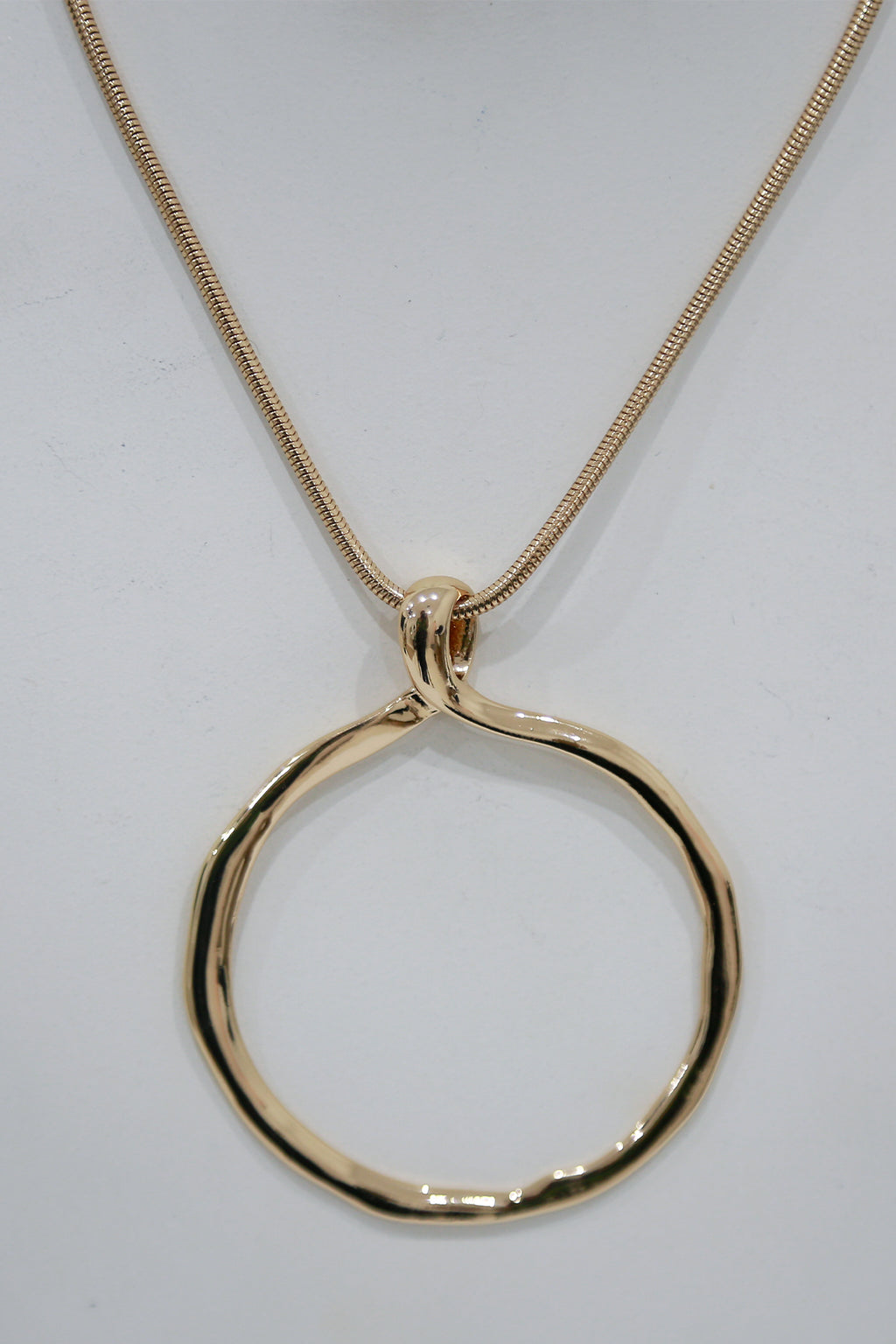 Shimmer Loop Necklace