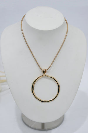 Shimmer Loop Necklace