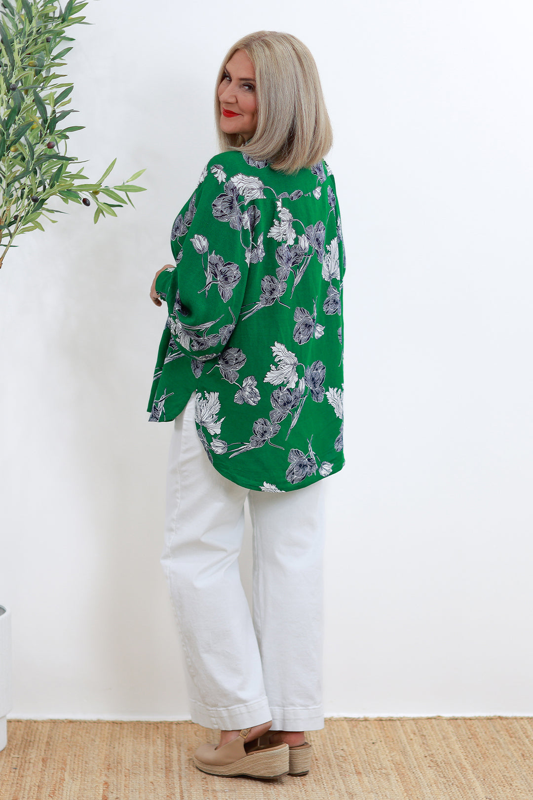 Belamy Shirt | GREEN Flora