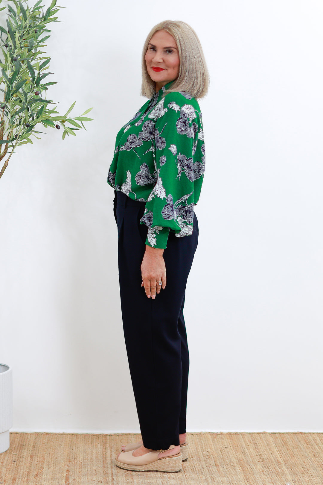 Belamy Shirt | GREEN Flora