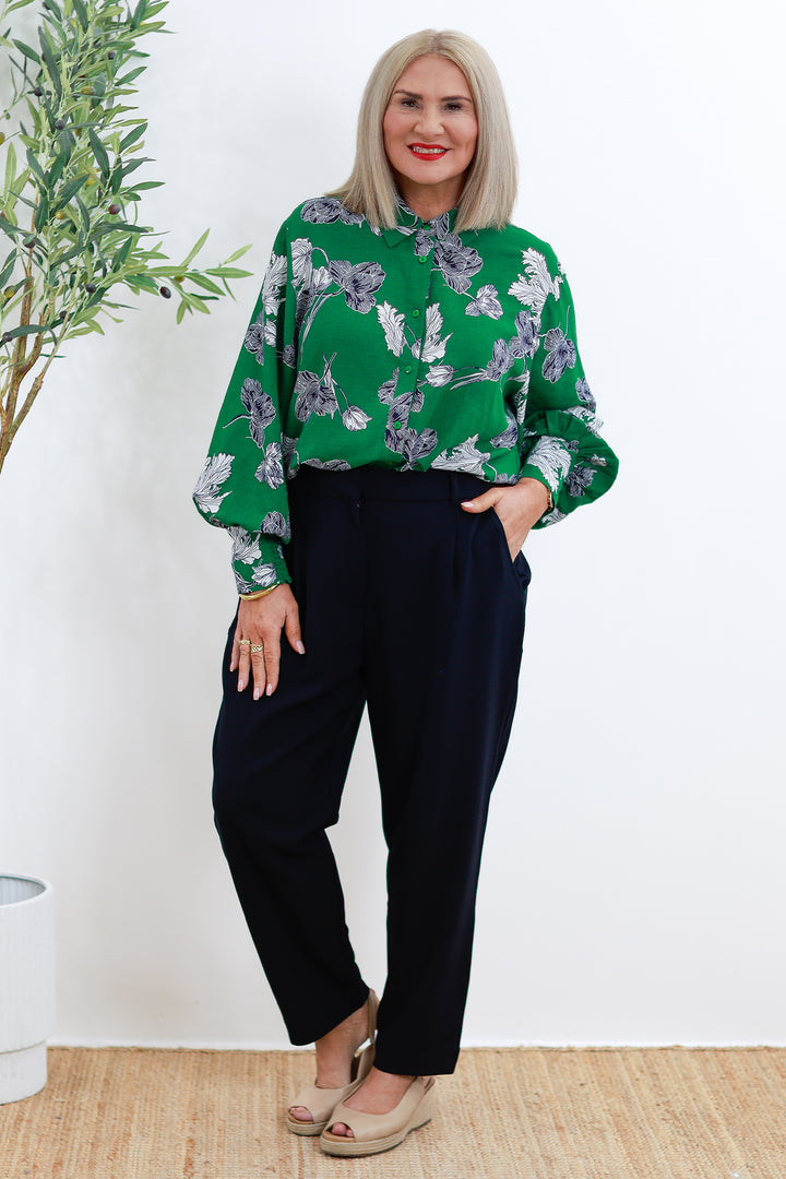 Belamy Shirt | GREEN Flora