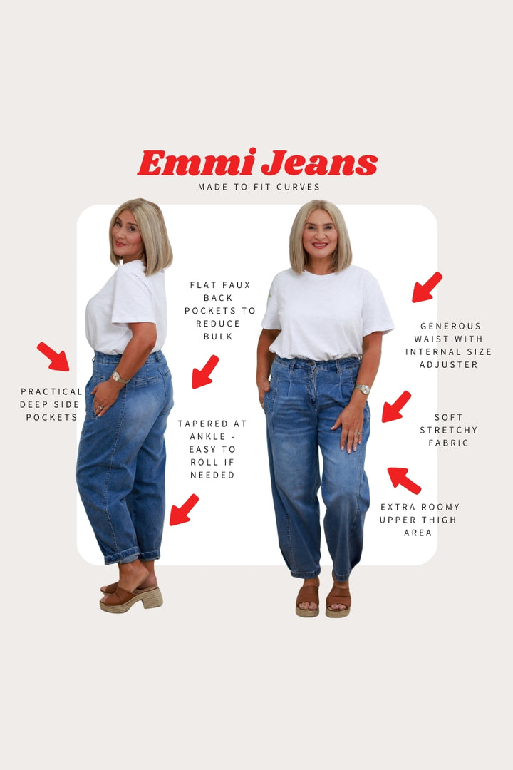 NEW Emmi Barrel Jean | LIGHT Stretch Denim