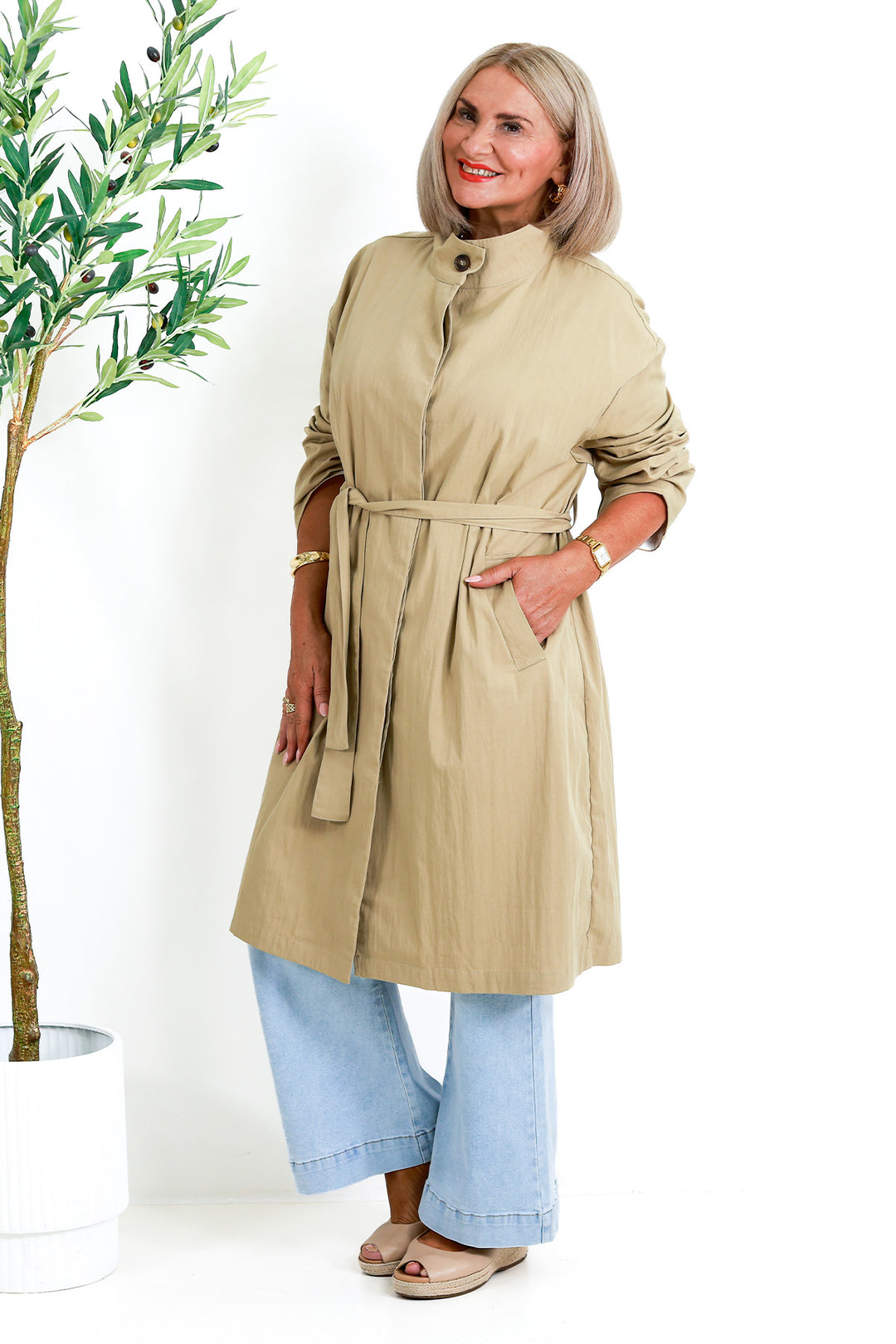 Eva Trenchcoat | TAN