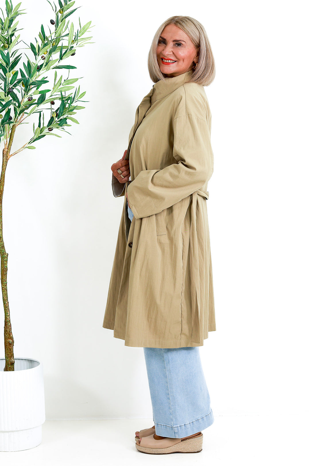 Eva Trenchcoat | TAN