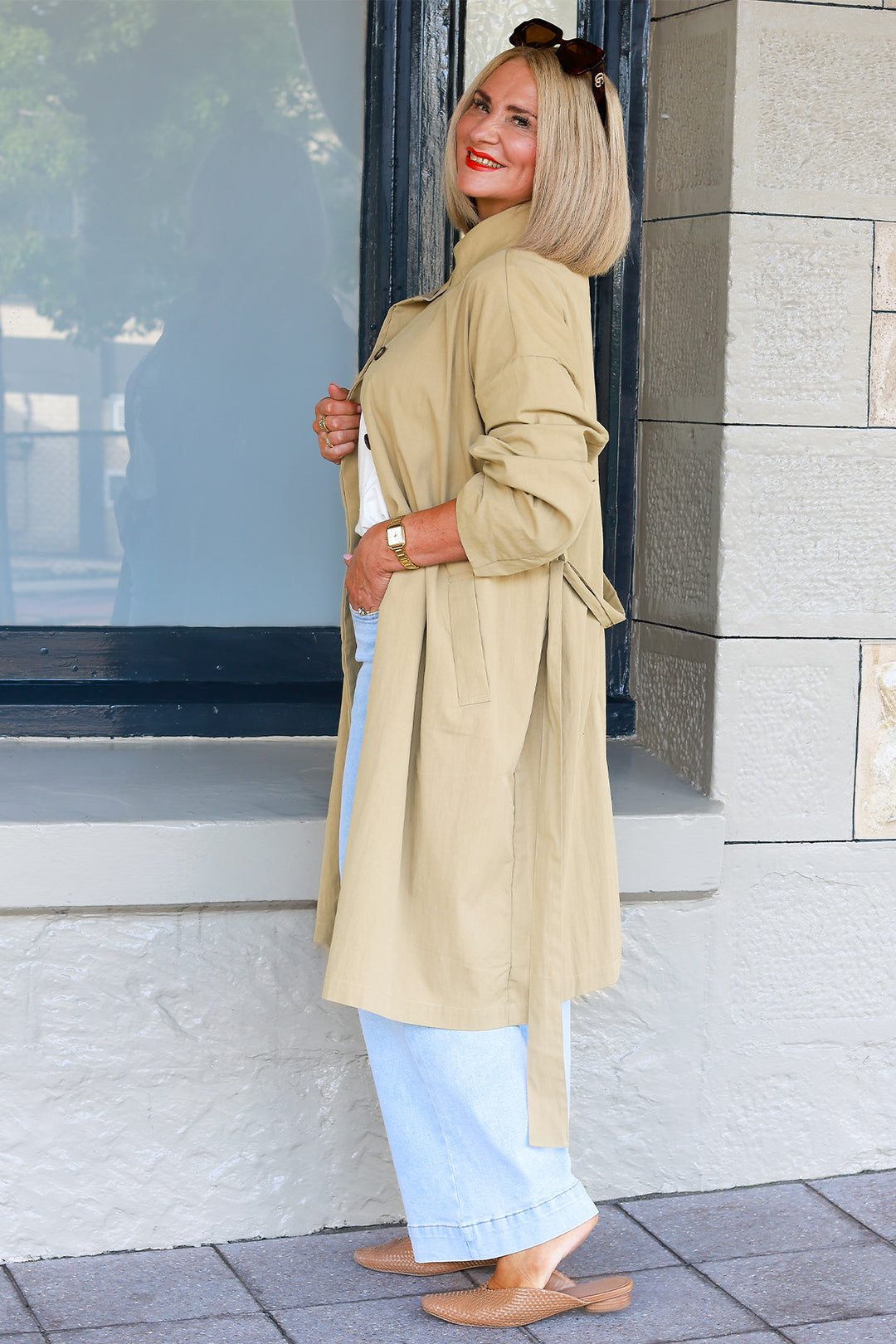 Eva Trenchcoat | TAN