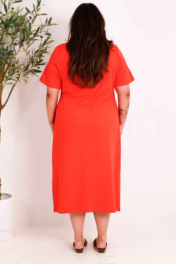 Alanah Tie Dress | ORANGEADE