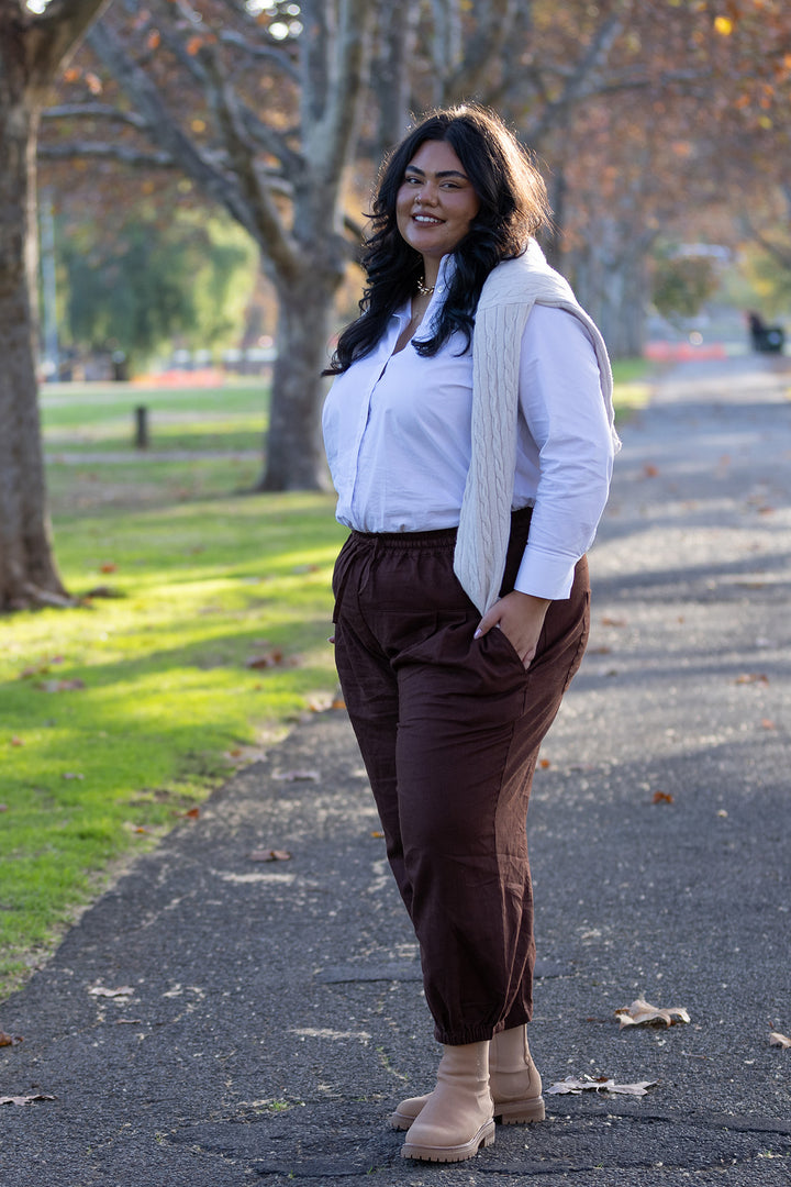 Kali Pants | Choc Brown