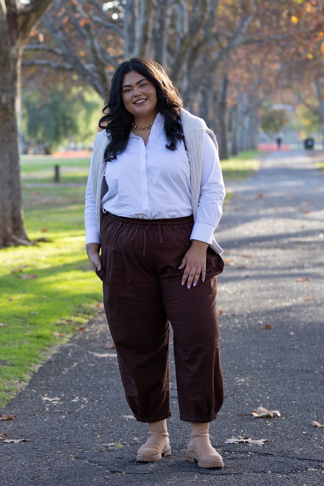 Kali Pants | Choc Brown