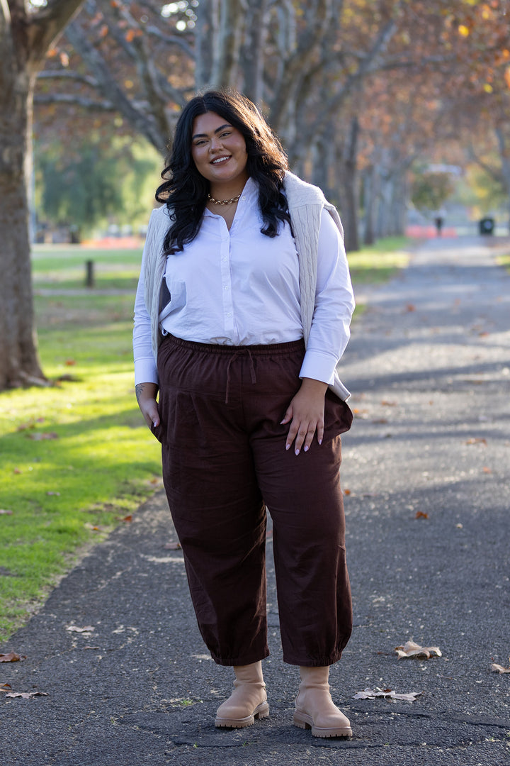 Kali Pants | Choc Brown