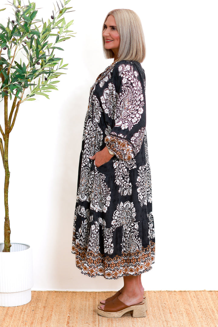 Cassia Dress | BLACK