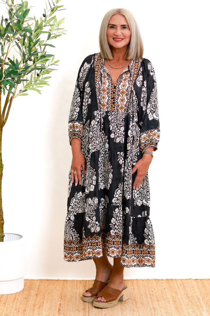 Cassia Dress | BLACK