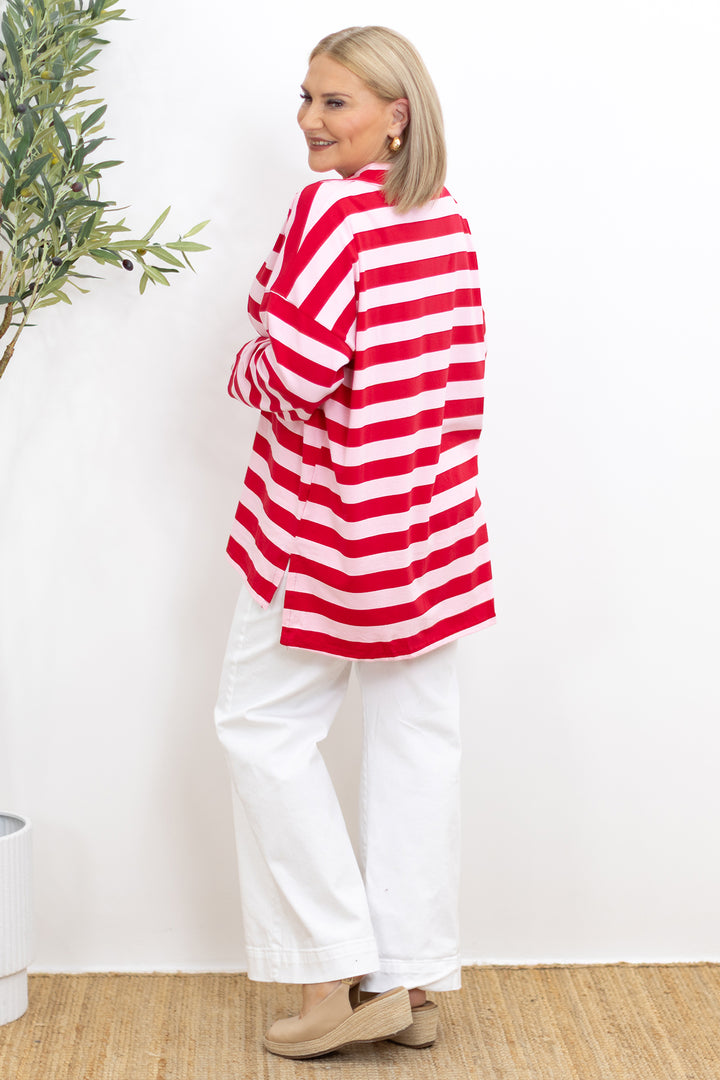 Queens Rugby Top | RED