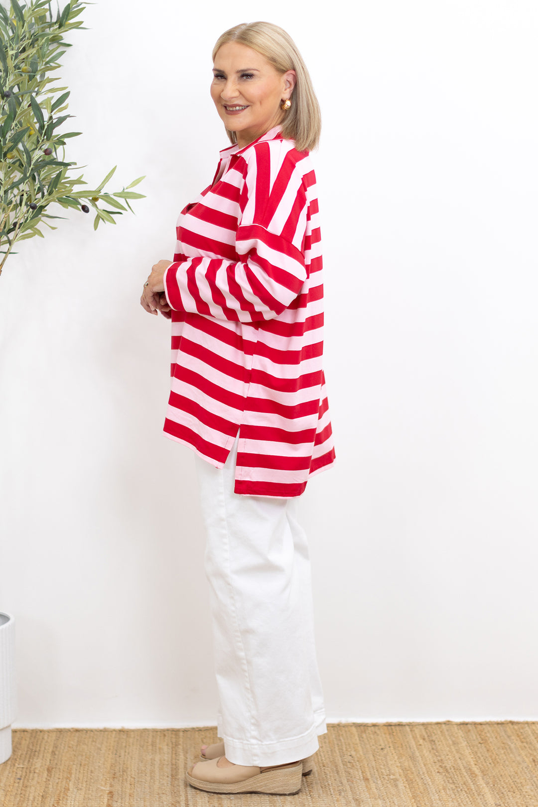 Queens Rugby Top | RED