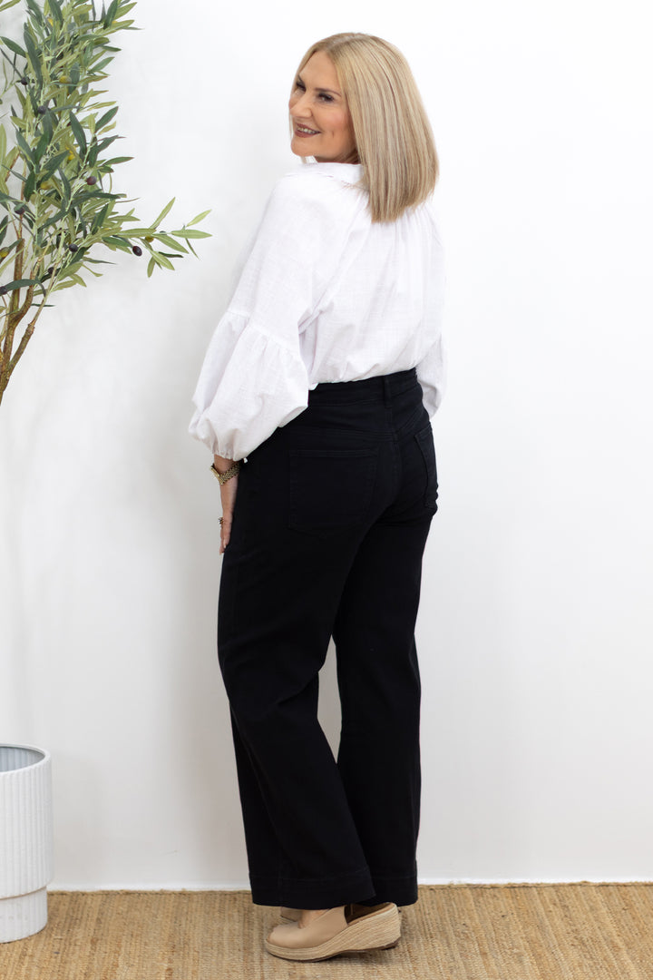 Manor Stretch Jeans |Black