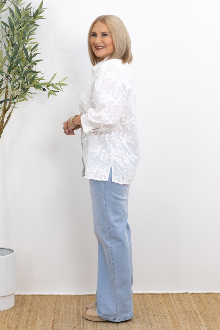 Posie Shirt | WHITE