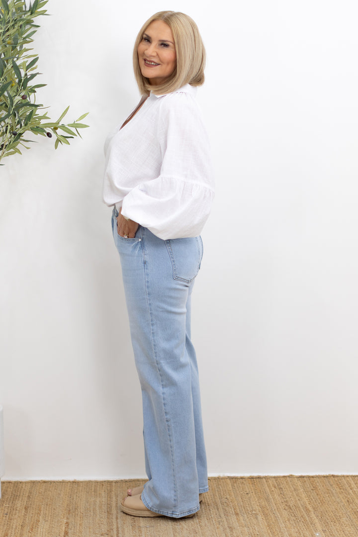 Hudson Stretch Jeans | Light Blue